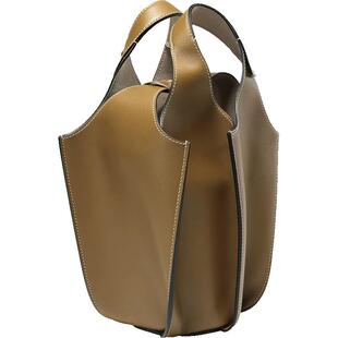 【自营】中古99新未使用汤丽柏琦 TB女包 手提包灯罩包 89615棕色