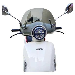 适用本田NS125LA专用复古前挡风板原厂款有机玻璃风挡加厚改装