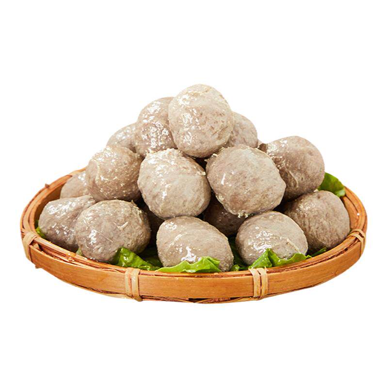 正宗潮汕手打牛肉丸潮州汕头无添加牛筋丸子烧烤火锅食材商用批发