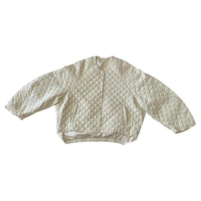 菱格宽松高级感白鸭绒外套洋气