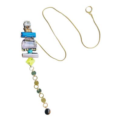 nocturne原创羽毛小羊皮胸针耳环