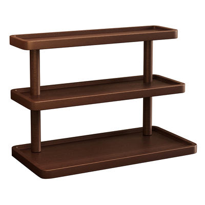 实木桌面杯架台面置物茶具收纳