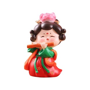 国潮古风大唐仕女桌面装饰摆件西安文创纪念品创意国潮风女生礼物