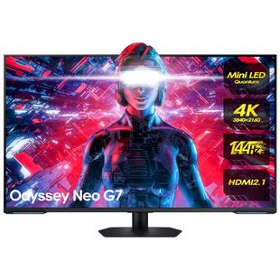 三星43英寸miniled显示器4k/144hz电脑屏幕ps5游戏音箱S43CG700NB