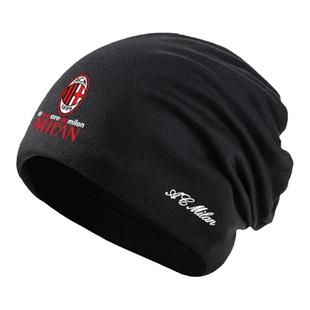 AC米兰队欧冠意甲莱奥吉鲁伊布卡卡足球迷包头帽子男女保暖套头帽