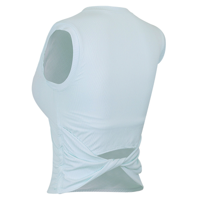 含胸垫运动背心女防震瑜伽服无袖上衣收副乳2026健身普拉提套装