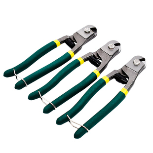 钢丝绳专用剪刀剪断钳铜线铁线钢线铁丝拆铅封克丝钳子8寸断线钳