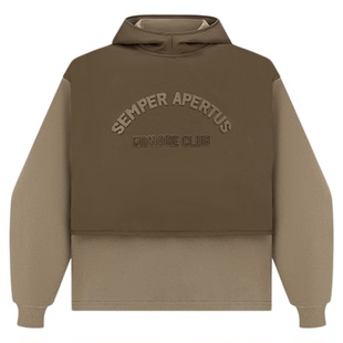 HONORE古月 Essential life冲锋衣功能性假两件卫衣