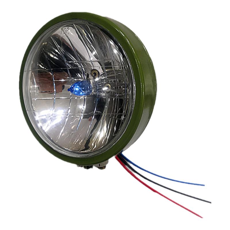 包邮 汽车12V24V5寸圆真空疝气灯前大灯农用车货车拖拉机改装射灯