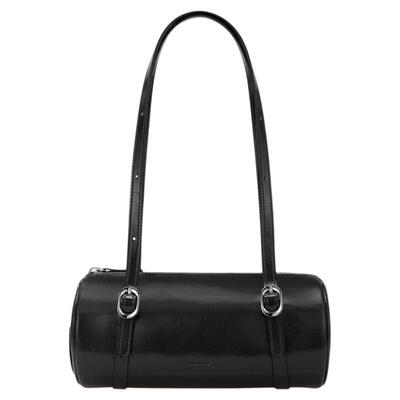 女士春季复古圆筒腋下包波士顿包