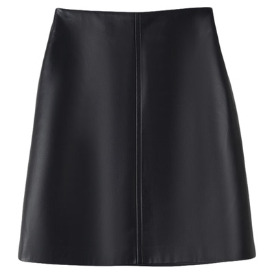 FANLESTUDIOS蛋白皮超纤PU皮裙