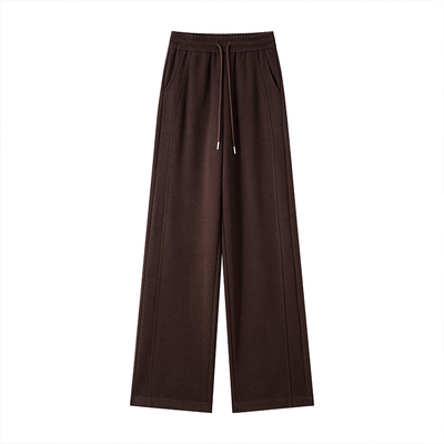 【高端绵羊毛阔腿裤抗皱不起球】