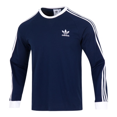 正品三叶草男女简约休闲长袖T恤