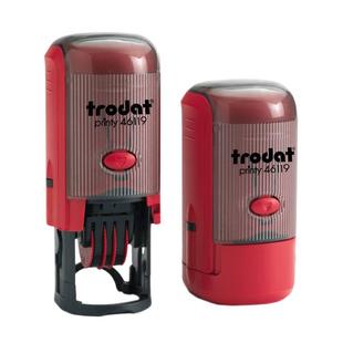 卓达46119 46125回墨 QC PASS印章工厂检验合格印章可调日期+文本印章质检审阅章定制 带日期出货库质检使用