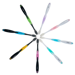 樱之洁活性备长炭清新除口臭纤细柔丝黑白5支家庭装商超爆款特惠