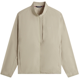 【凉感】Tommy26春夏新款男装小隐格可打包立领运动徒步夹克外套