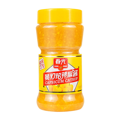 海南特产春光黄灯笼辣椒酱400g