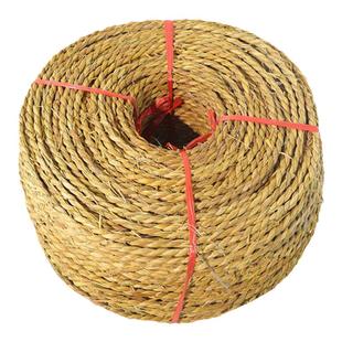 细草绳稻草杆编绳稻草绳捆绑树木用花木移栽包扎土球保湿防冻粗绳