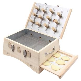 加大隔姜艾灸盒实木制艾炙箱腰腹背部随身灸家用通用全身腰椎器具