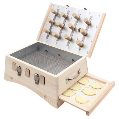 两用加大隔姜艾灸盒实木制艾炙箱