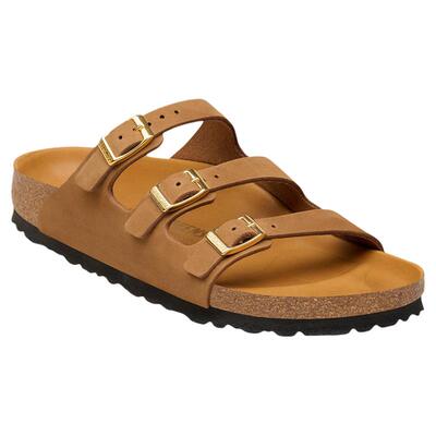 BIRKENSTOCK勃肯绒面革多带拖鞋