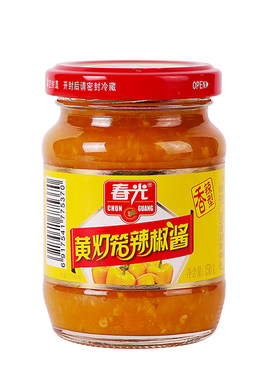 春光黄灯笼辣椒酱香辣蒜蓉超辣