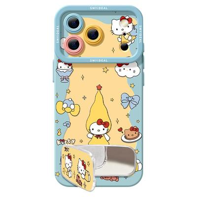 适用苹果17手机壳女款iphone16pro保护套13mini全包14防摔11/12/xs软外壳7plus硅胶8高级15好看se镜面KT猫max