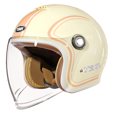 野马男女秋冬四分之三半盔