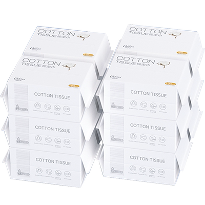 可心柔纯棉棉柔巾婴儿专用100抽