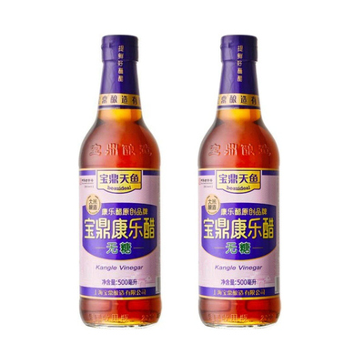 宝鼎天鱼无糖康乐醋500ml瓶装