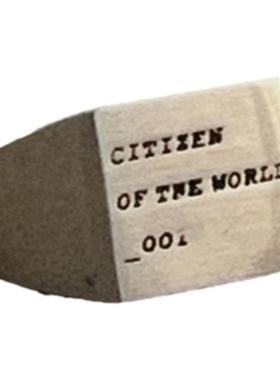 Johari Window废土未来感小众设计世界公民配饰戒指