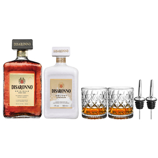 白丝绒叛教父！帝萨诺白丝绒+芳津杏仁利口酒甜酒鸡尾酒套餐组合