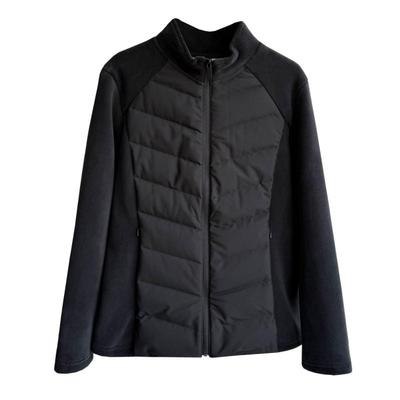 拼接羽绒外套女冬季加绒保暖上衣