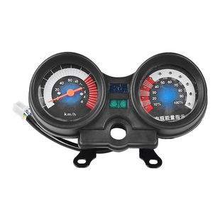 电动三轮车仪表盘48v60v通用电量表速度表载重王72V机械仪表总成