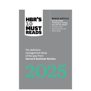 【预售】2025哈佛商业评论十大读读物英文商业行销进口原版书精装HBR's 10 Must Reads 2025Harvard Business ReviewHARVARD B