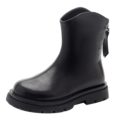 女童鞋子马丁短靴中筒靴宝宝