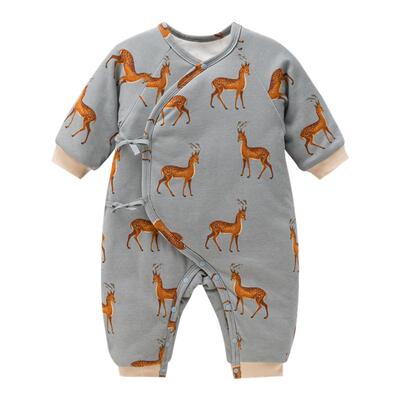 保暖舒服宝宝都喜欢夹棉连体衣