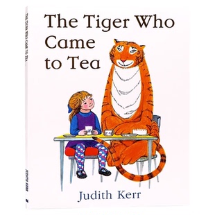 老虎来喝下午茶 英文原版绘本The Tiger Who Came to Tea 儿童启蒙认知趣味亲子阅读图画故事书平装大开 Judith Kerr英语读物