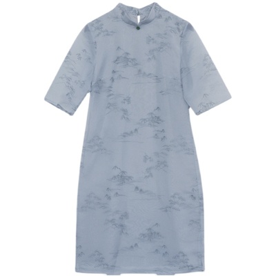 前世今生复古温婉文艺旗袍裙