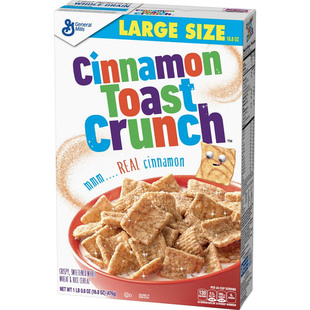 General Mills Cinnamon Toast Crunch肉桂早餐薄脆超甜即食麦片