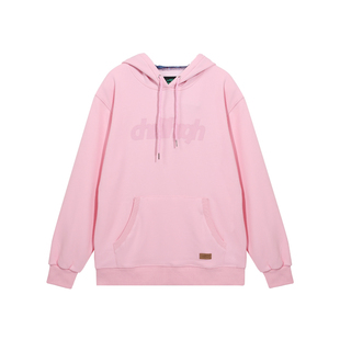 ChillHigh 基础款LOGO 糖果色 腰果花元素拼接加绒加厚卫衣帽衫