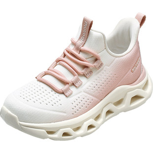 牧童跳绳运动鞋春秋女童飞织透气网面中小童鞋轻便儿童休闲跑步鞋