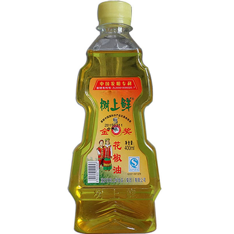 1瓶包邮树上鲜花椒油400ml特麻调料四川重庆特产麻椒油塑料瓶