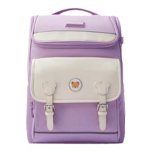 PawinPaw卡通小熊童装秋冬男女童撞色护脊书包双肩包