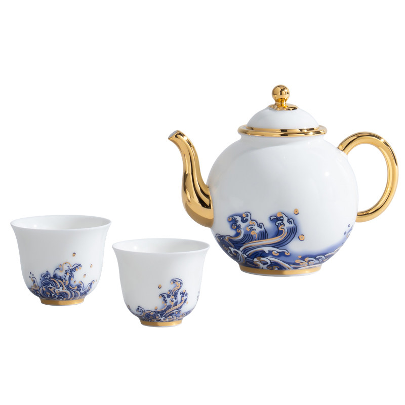 永丰源海上明珠4头陶瓷茶具礼盒