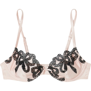 【折扣】Fleur du Mal 女缎布带钢圈无垫文胸