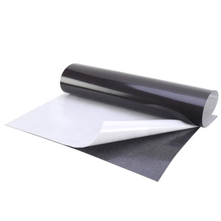 加厚强力磁性橡胶软磁片广告车贴白色磁力贴双面磁板背胶磁铁贴纸