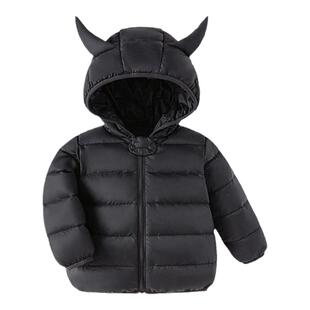 巴拉巴拉婴儿羽绒服男童轻薄外套宝宝连帽上衣女童衣服冬装新款萌