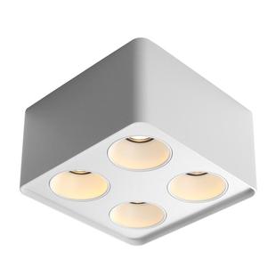 四头明装射灯可调角度方形天花灯吸顶斗胆灯客厅全光谱无主灯照明