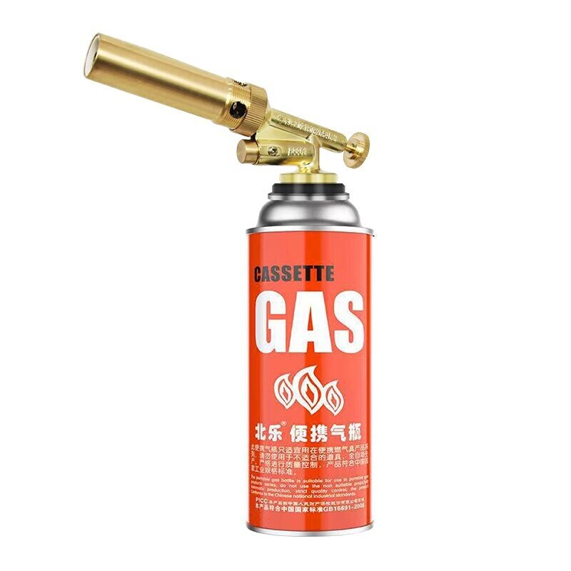 铜枪电子打火卡式气罐家用喷火喷枪点火神器焊接焊枪喷火枪烧猪毛